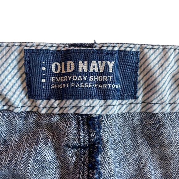 OLD NAVY Women's Linen Blend Everyday Shorts Polka Dot Size 8 Summer Lightweight - Picture 5 of 6